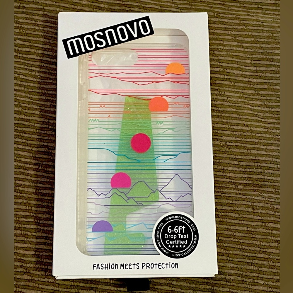 MOSNOVO Vaporwave Sunset iPhone 8 Plus case NIB